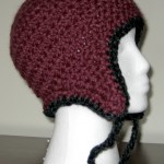Fig Ear Flap Hat, Side View